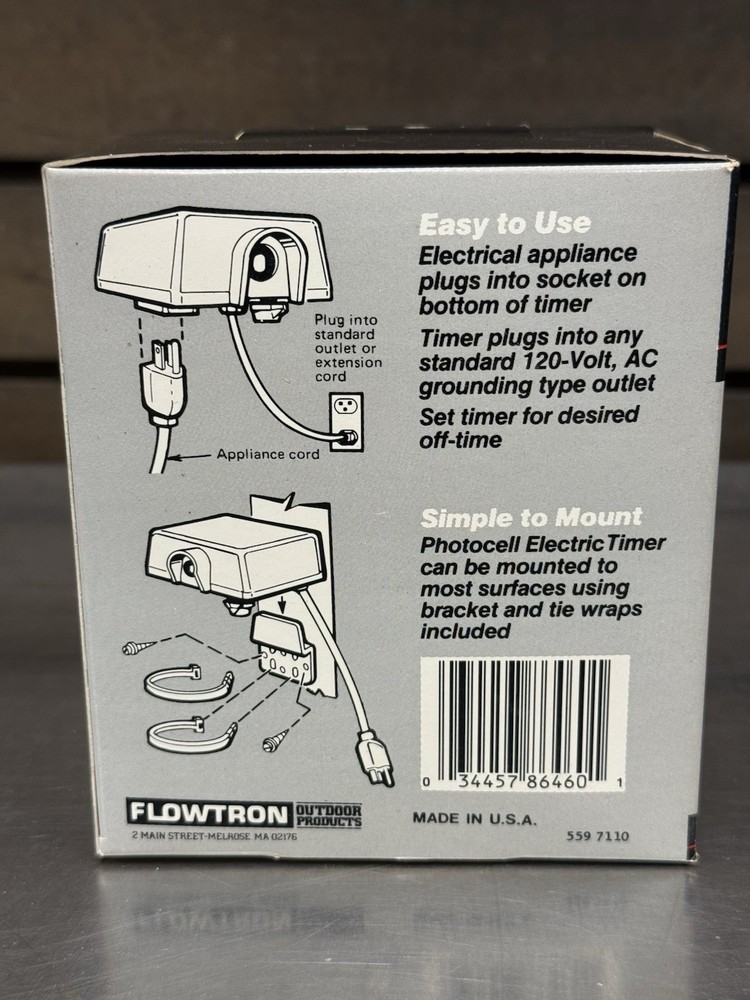 Flowtron Photocell Electric Timer - PCT460A - New