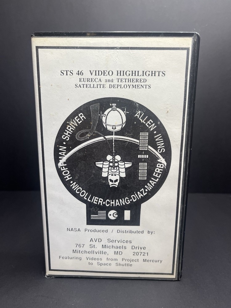 Vintage NASA Space Shuttle Program Video: ST46 Eureca Tethered Staellite Deploy