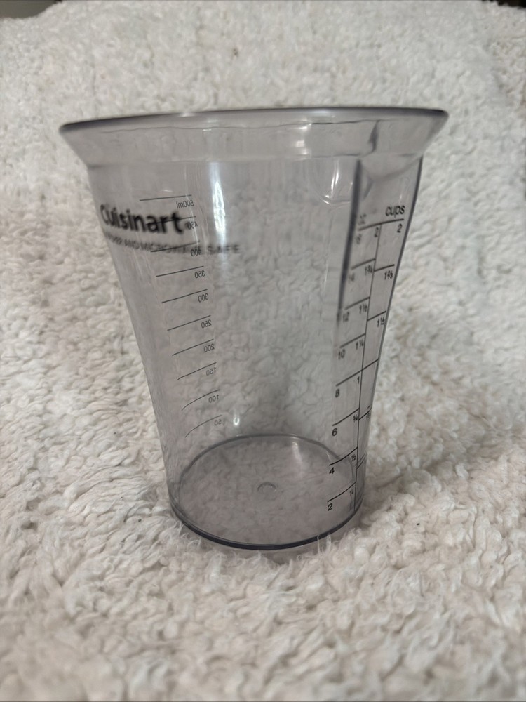 Cuisinart 16oz 500ml 2 Cup Plastic Measuring Mixing Cup Replacement Smart Stick