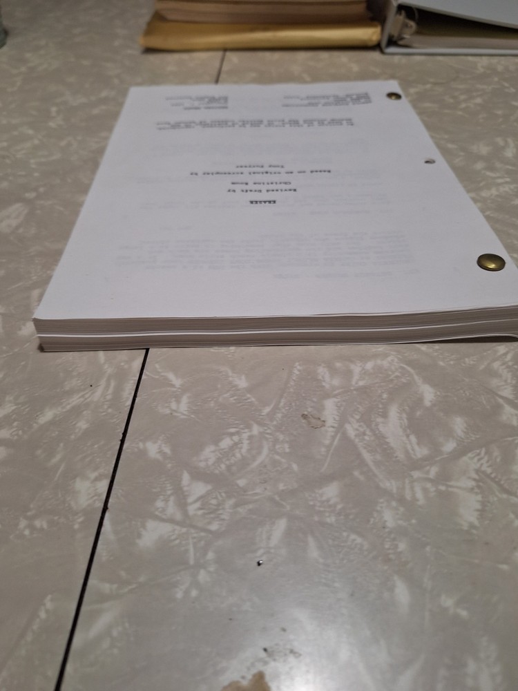ERASER MOVIE SCREENPLAY SCRIPT Revised Draft ORIGINAL ARNOLD SCHWARZENEGGER