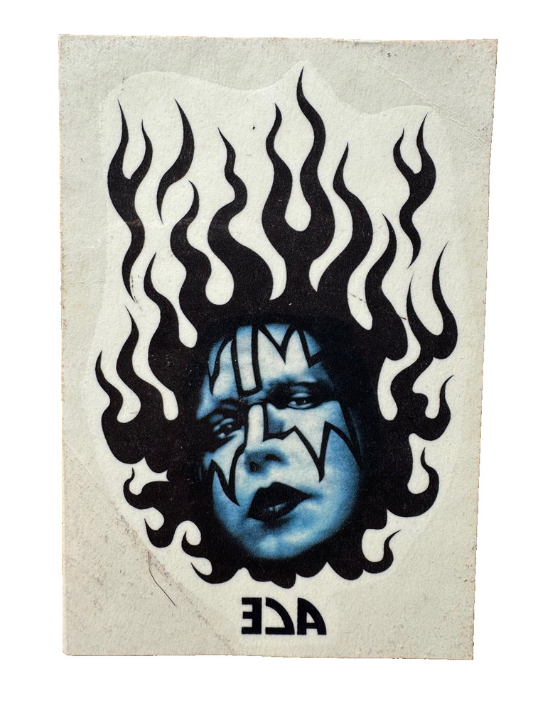 KISS ACE FREHLEY Transfer. Unused.