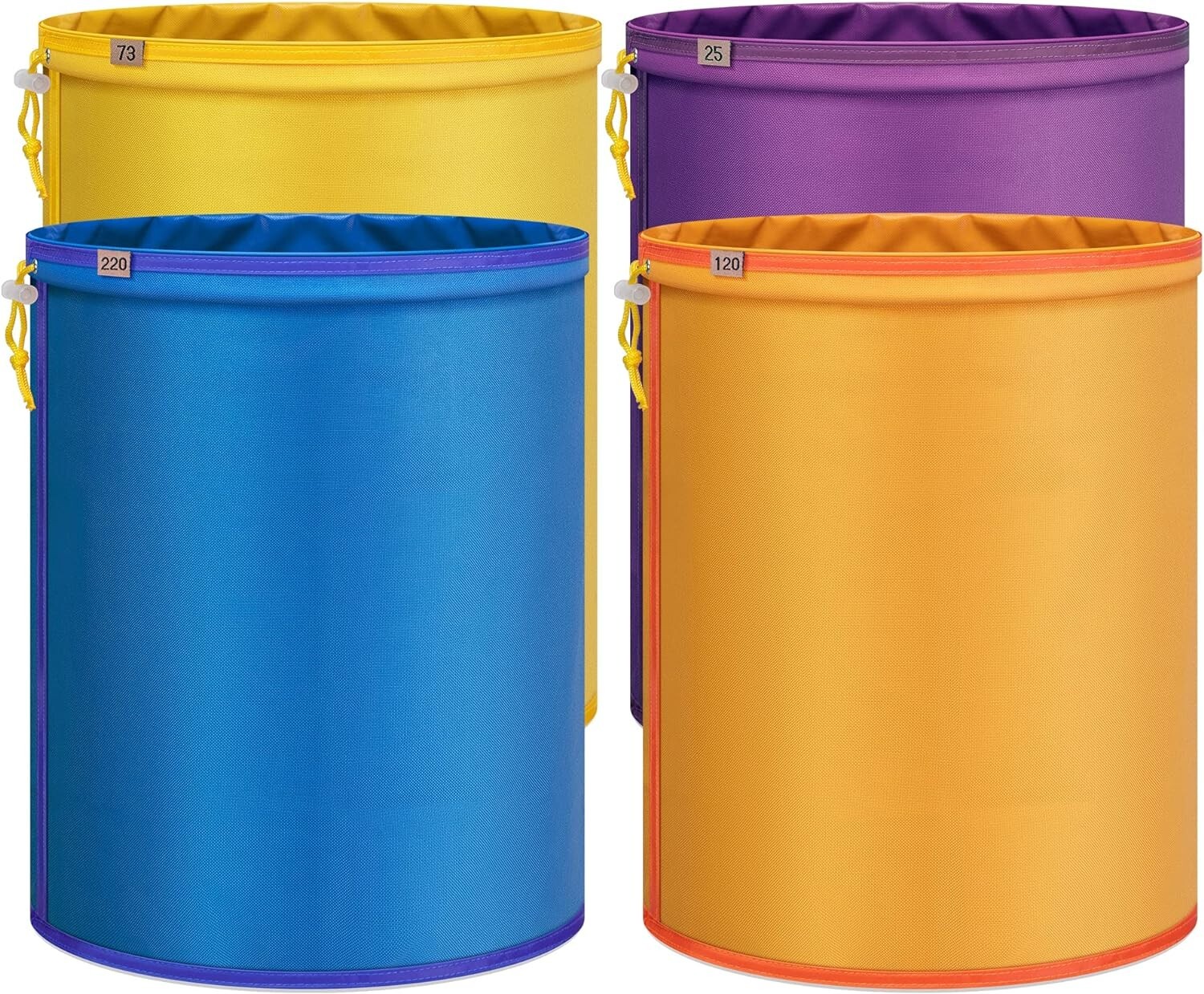 VIVOSUN 4 Bags 5Gal Bubble Bags Bubble Hash Bag kit for Herbal Extractor