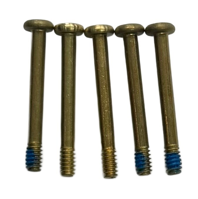 Emtek Privacy Lock Push Pin FIVE PACK Satin Brass