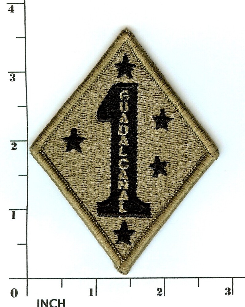USMC 1st Marine Division OCP subdued Hook&Loop PATCH Army! Multicam ! 1st MarDiv