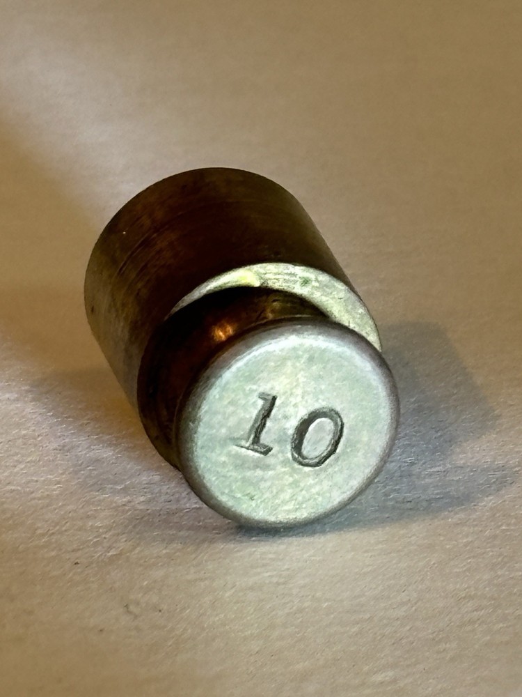 10g Replacement Brass Scale Weight Vintage #4