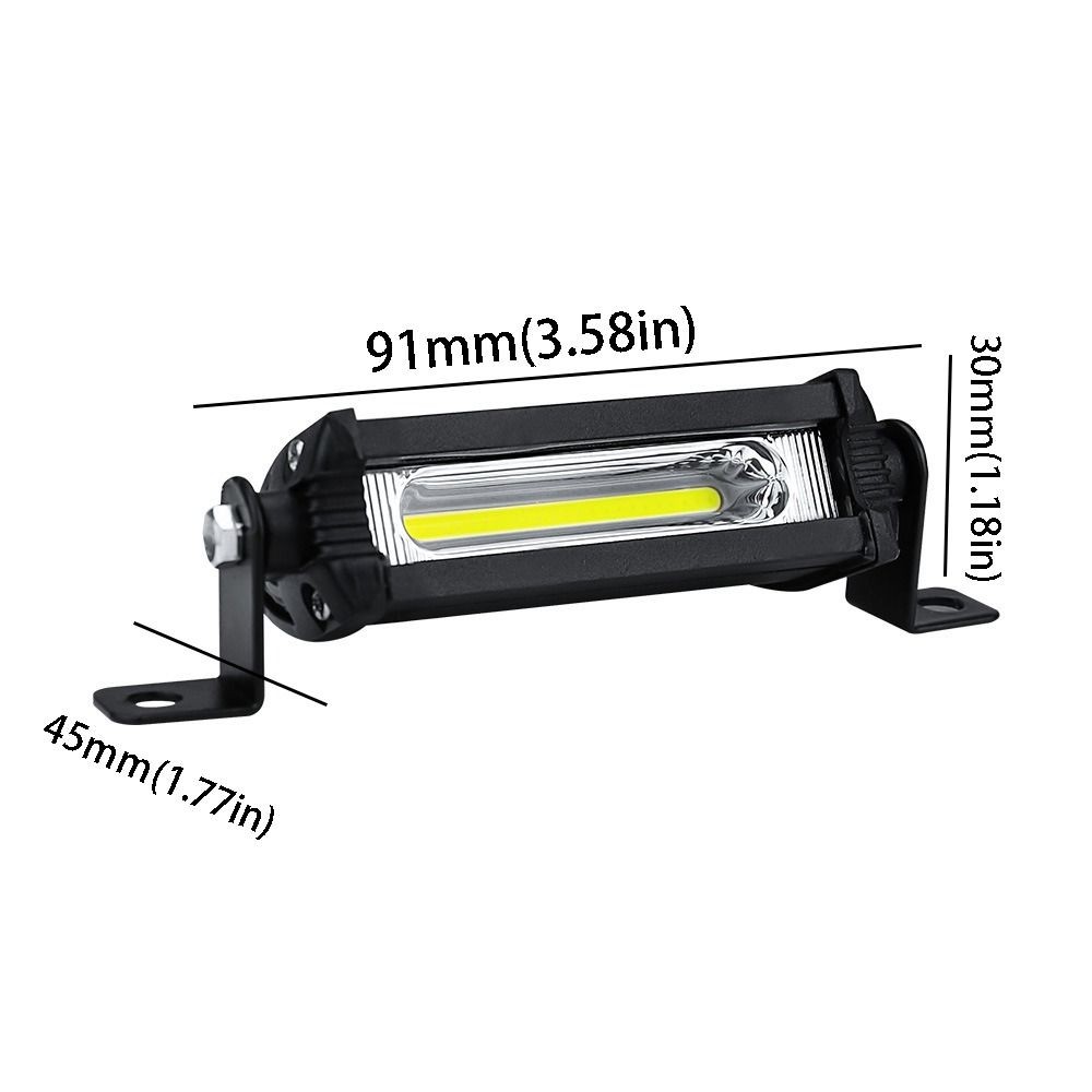 COB LED Work Light Single Row Work Light Bar Fog Lamp SUV