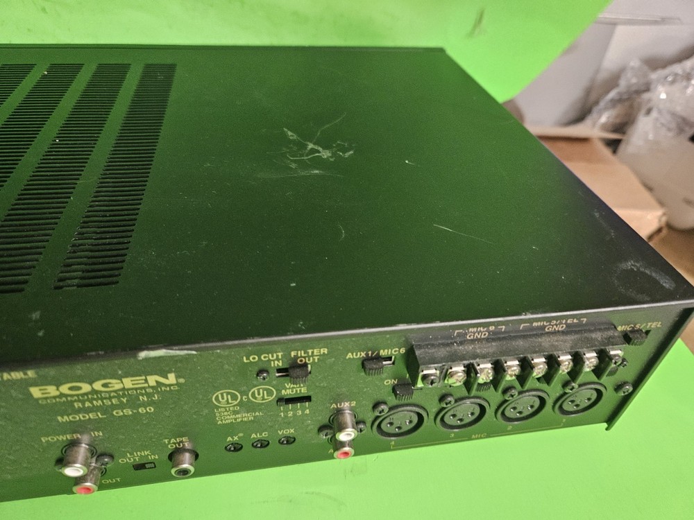 Bogen GS60 Gold Series Amplifier