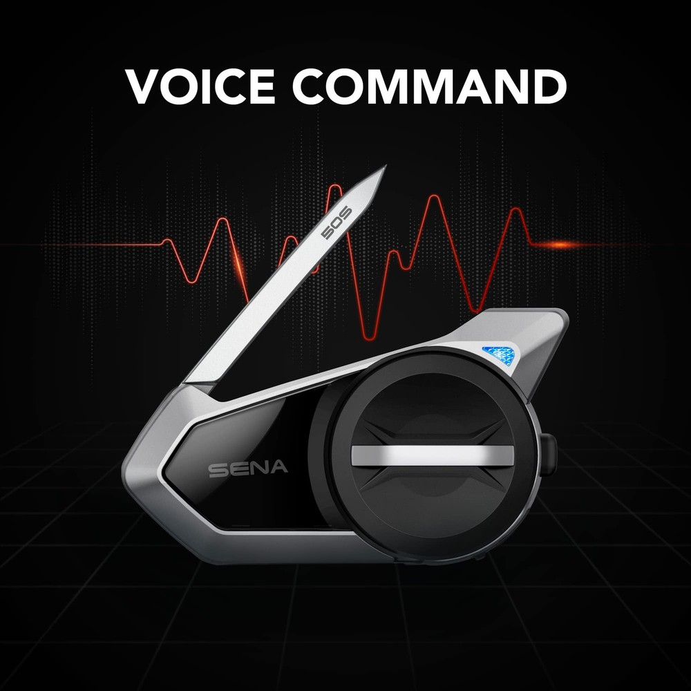 Motorcycle Communication Bluetooth Headset Harman Kardon 50S-10 Sena Dial Mesh