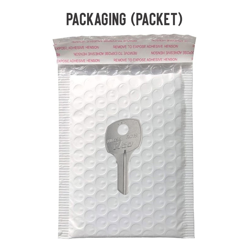 RO15 / N1069N Key Blank Nickel