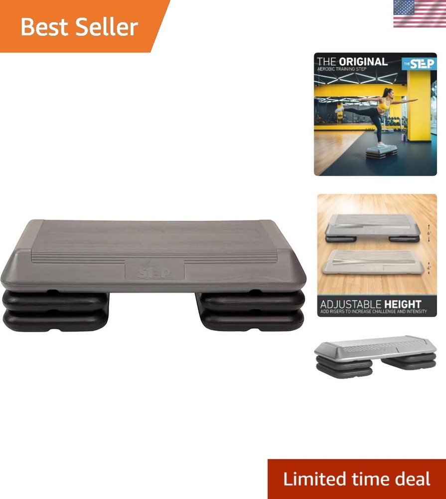 Exercise Step Platform, 28.5x14.5x4 inch, 275 lbs Capacity Replacement