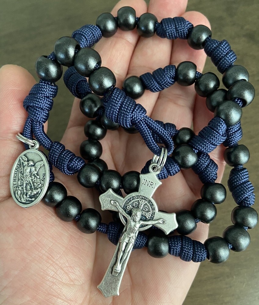 St. Michael Chaplet, Catholic Chaplet, Durable Rosary- Handmade