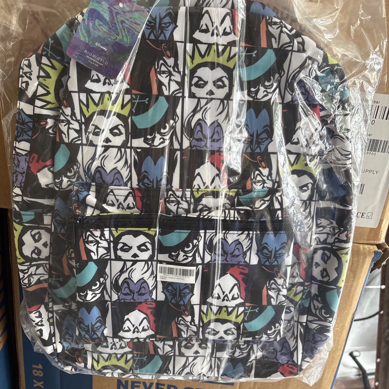 Disney - Villains Character Tiles Backpack (All Over Print) - Bioworld