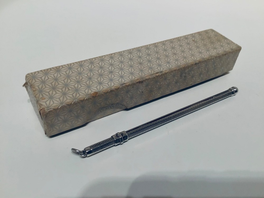 Nice Solid Sterling Silver Champagne Swizzle Stick, Birmingham, Deakin & Francis