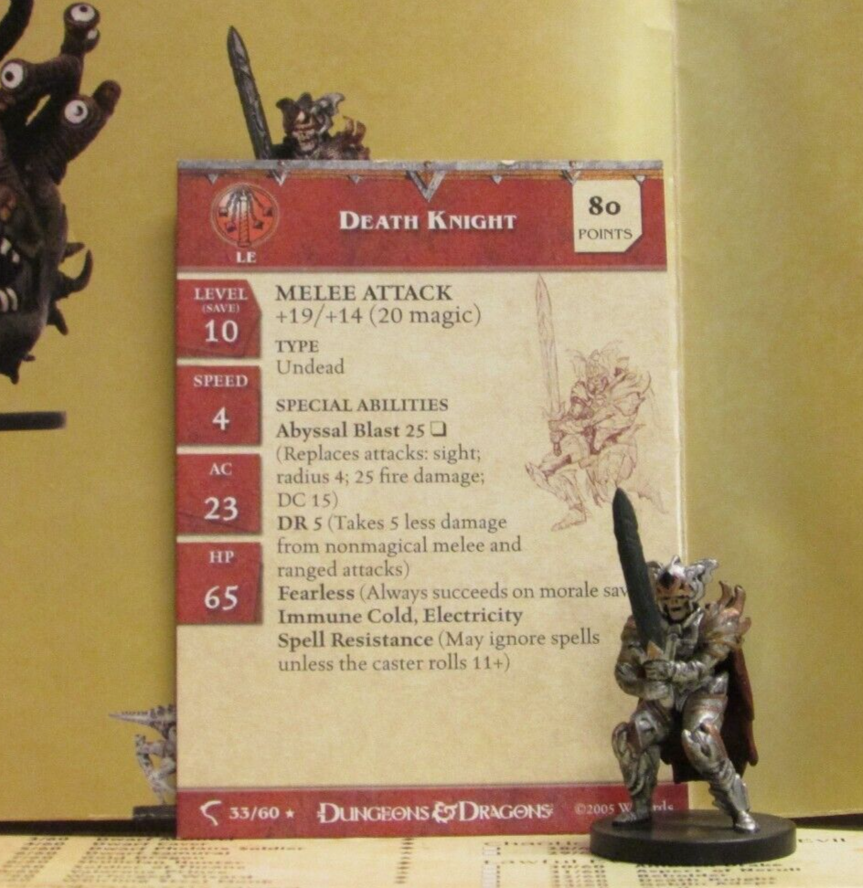 D&D Miniatures Deathknell - Singles