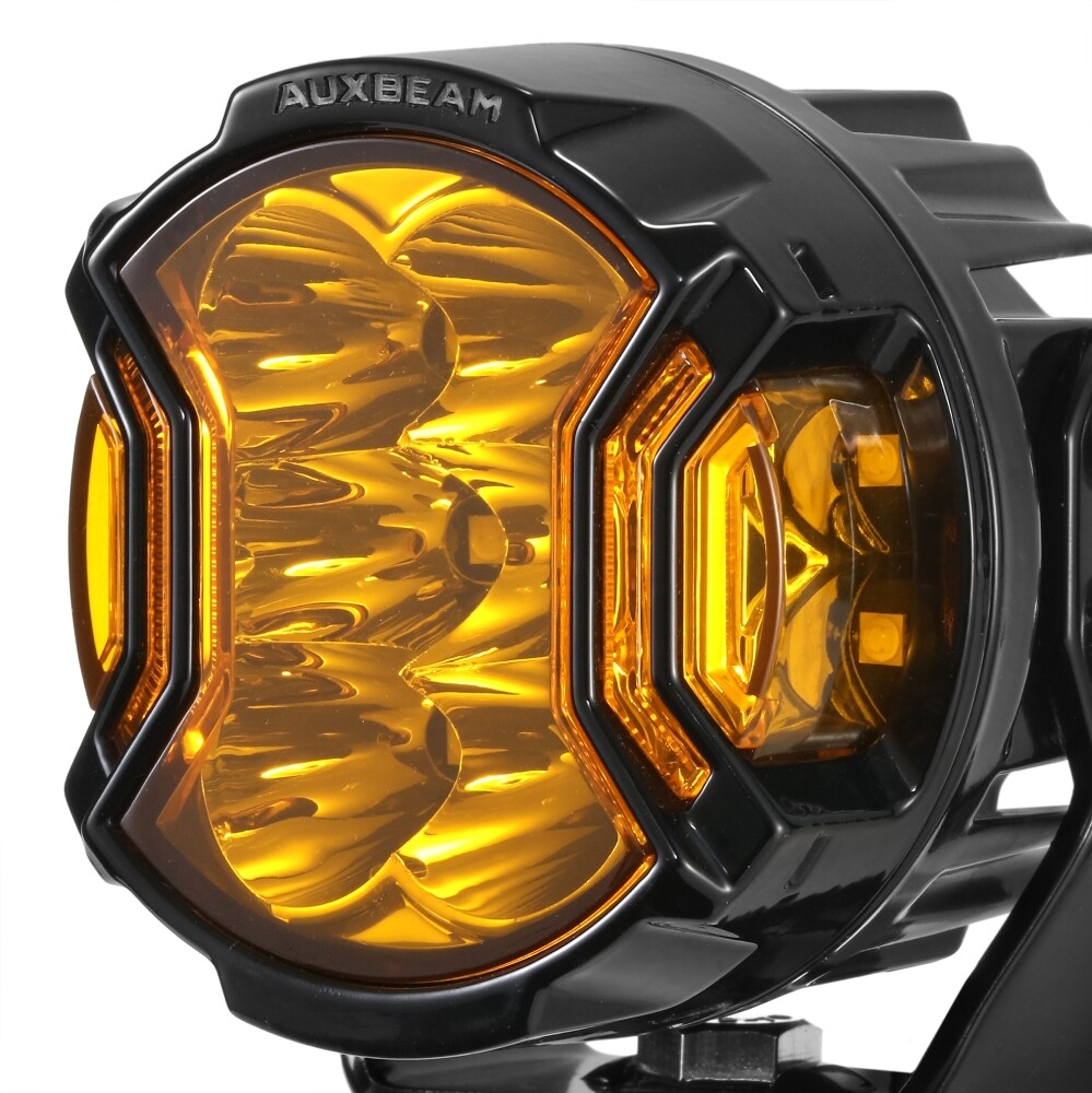 AUXBEAM 3"inch 108W Side Shooter LED Work Driving Light Spot Fog Pods Amber DRL