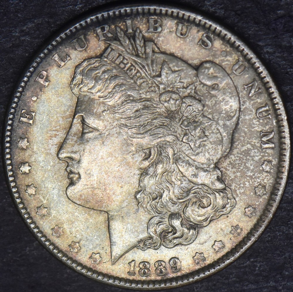 1889 Morgan Silver Dollar Toned - ✪COINGIANTS✪