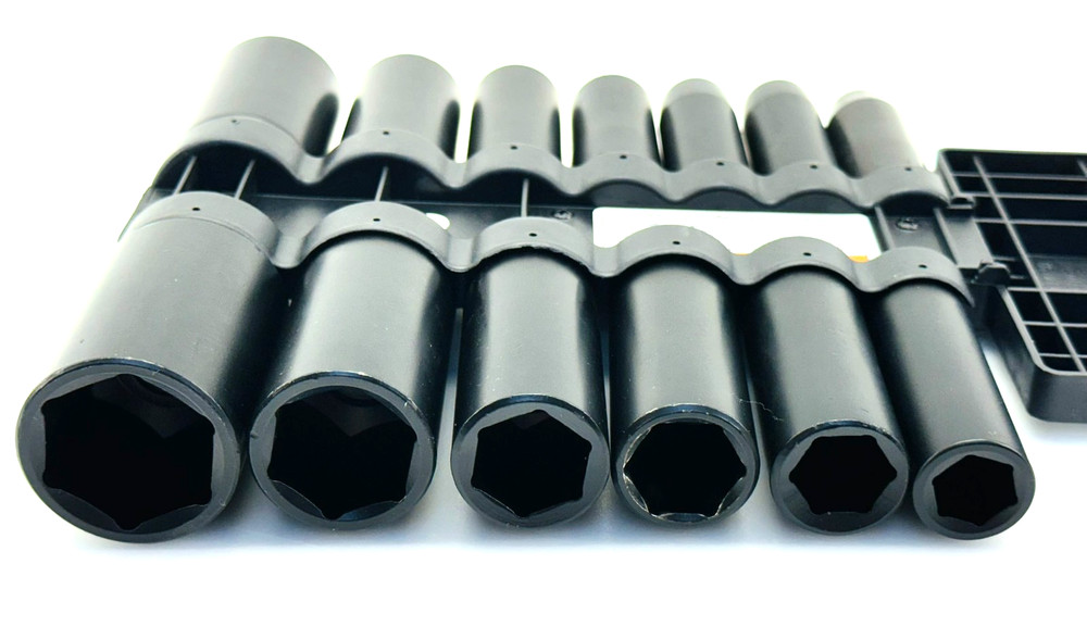 Pittsburgh 1/2" Drive Deep Impact Socket Set Metric, 13 Pc