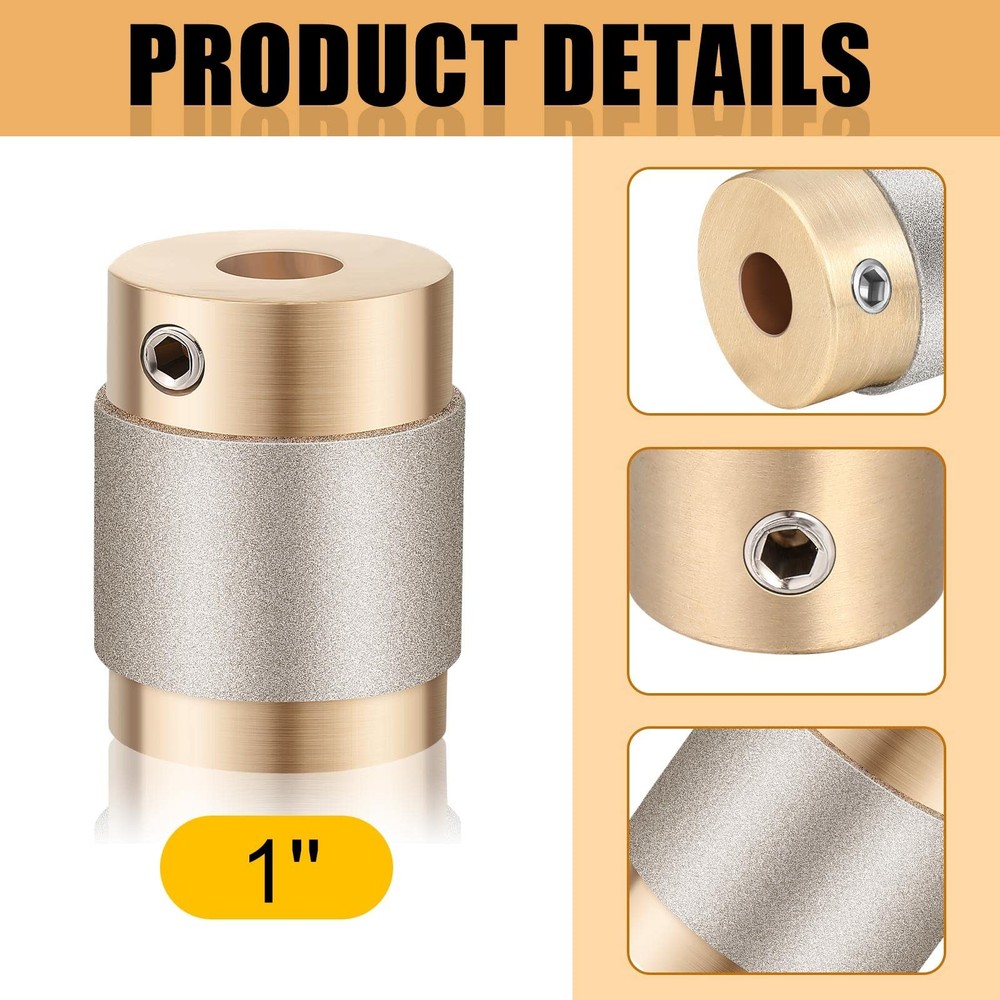 Glass Grinder Bits, Stained Drill Diamond 1 Inch