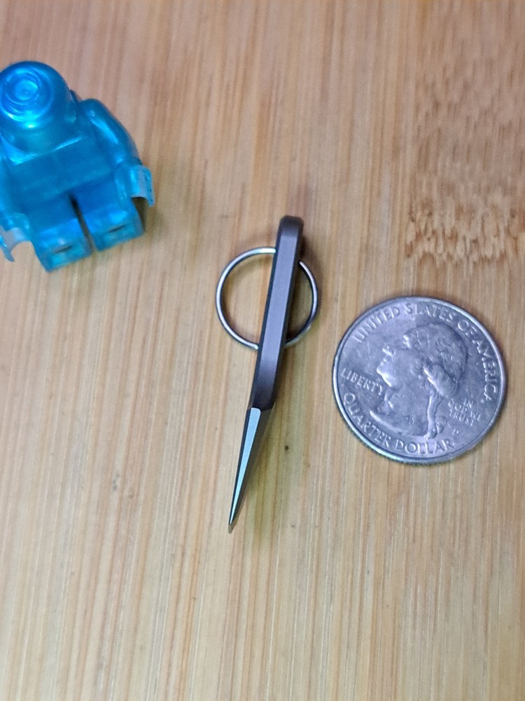 Mini Titanium Keychain Pry Bar