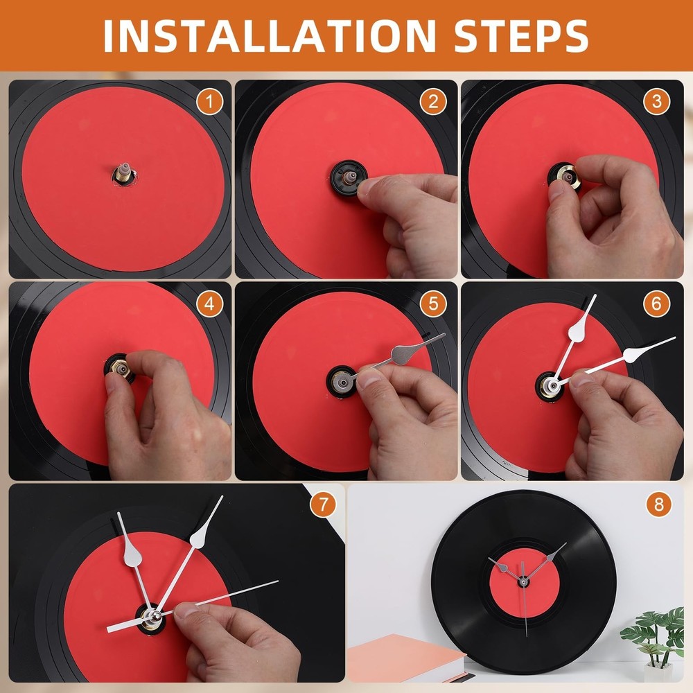 Clock Mechanism Replacement Quartz Clock Movement Replacement Works DIY Repai...