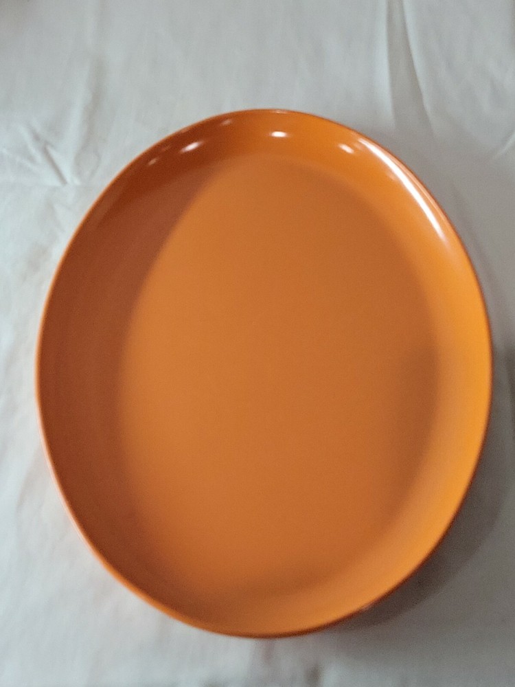 Miramar Orange Platter #102 14" x 10"