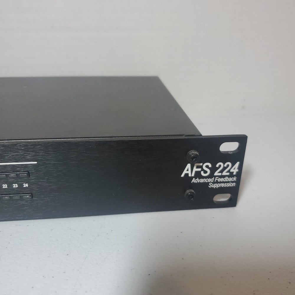 DBX AFS224 Dual Channel Advanced Feedback Suppression Processor