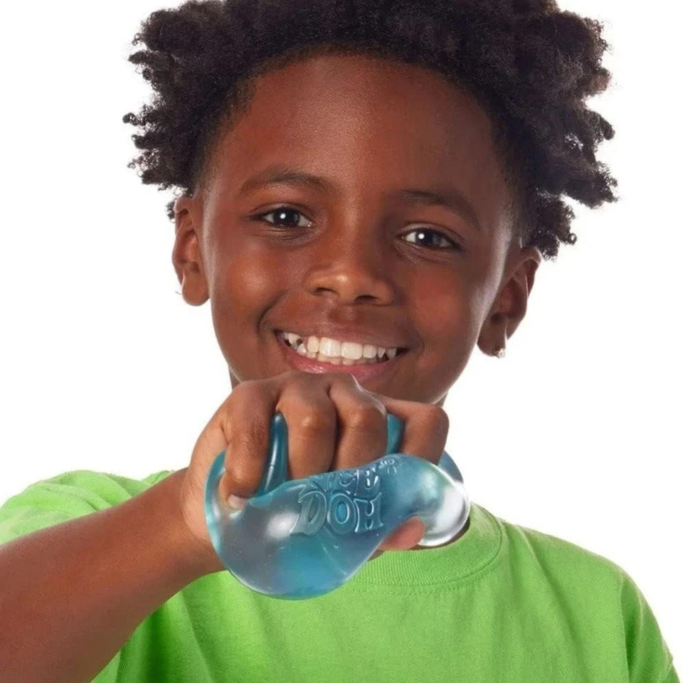 Schylling NeeDoh Nice Cube BLUE Sensory Squeeze Toy with Super Solid Squish