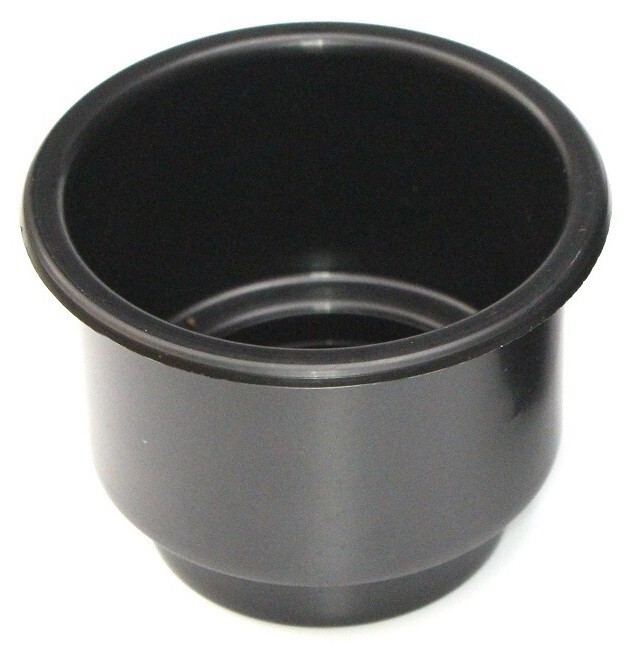 Black Jumbo Plastic Cup Holder Insert for Boat RV Car Truck