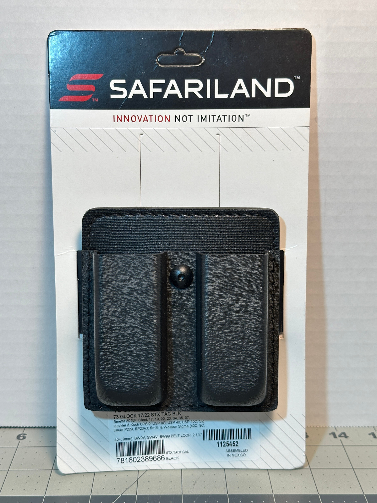 Safariland 73-83-13 Adjustable Angle Double Magazine Pouch: GLOCK 17 22 + MORE