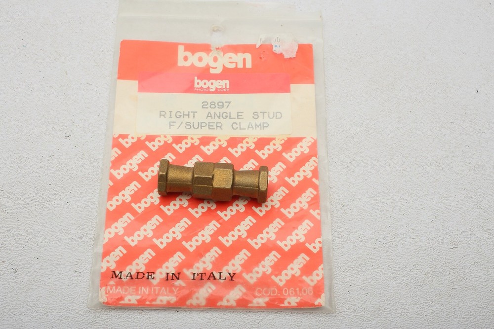 Manfrotto Bogen 2897 Right Angle Connection (connects 2 Super Clamps)+Pkg++MINTy