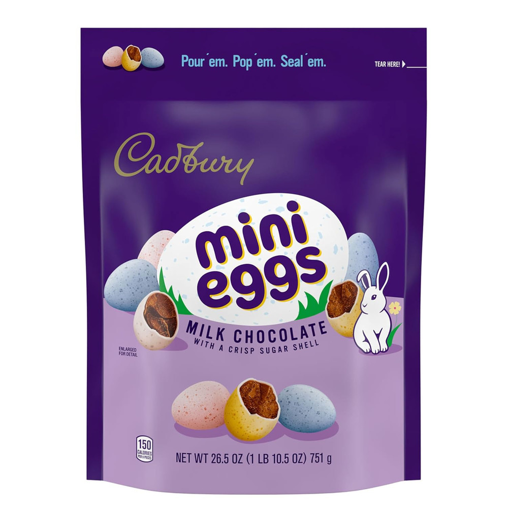 MINI EGGS Milk Chocolate, Easter Candy Bag, 26.5 Oz