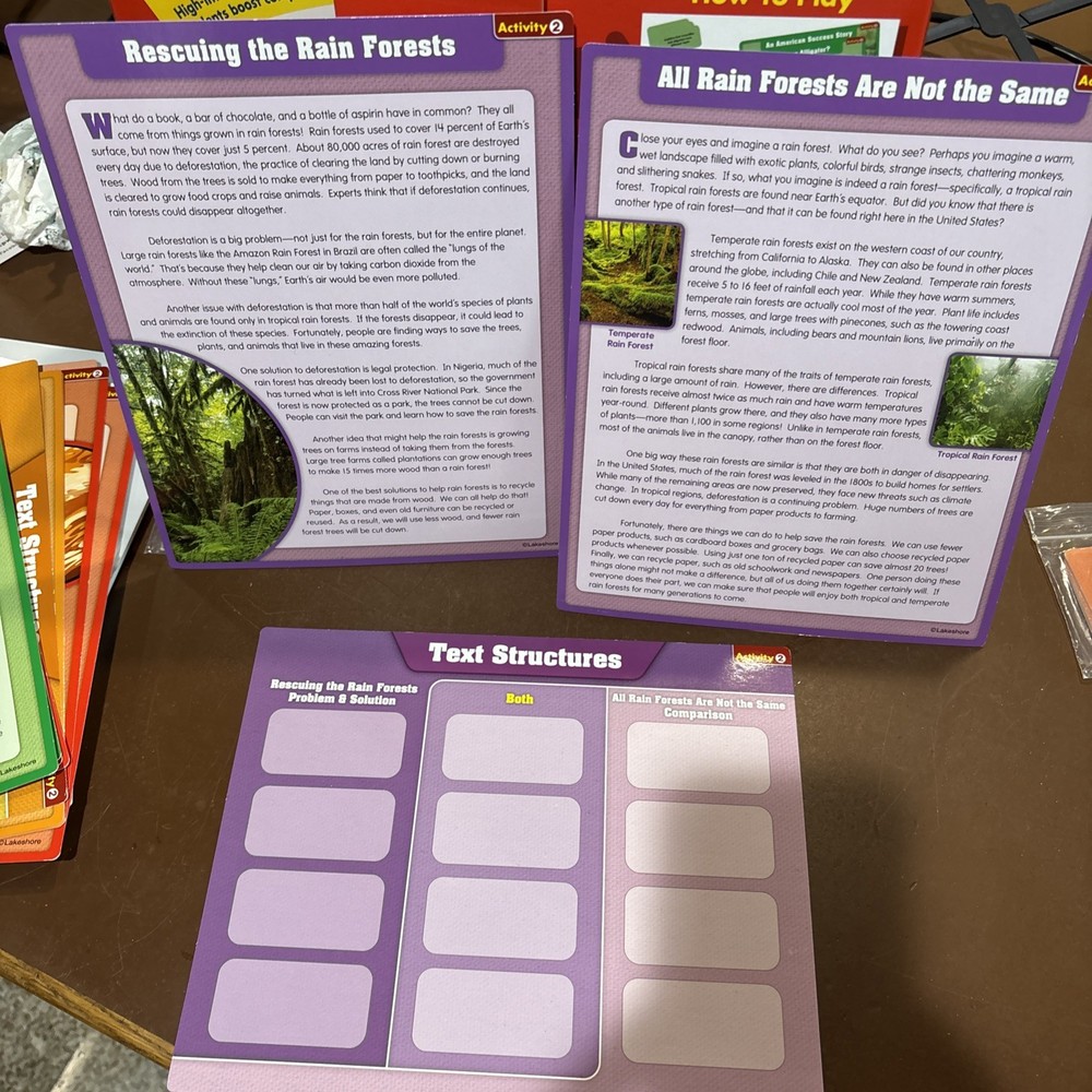 Informational Text Comprehension Center Fifth Grade