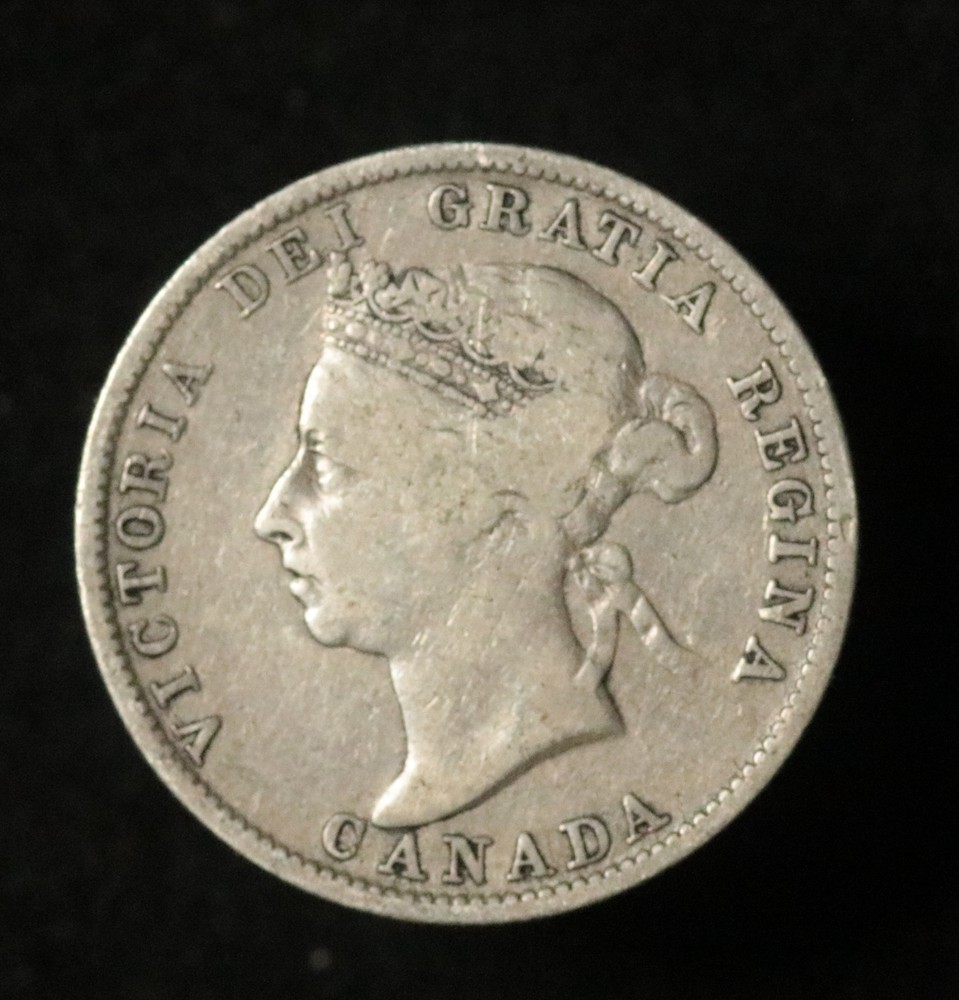 Canada 1888 25 Cents - Silver - Victoria - Nice Condition