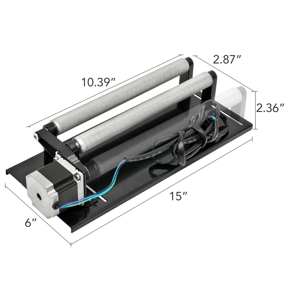 OMTech CNC Rotation Axis Rotary Attachment for CO2 Engraving Cutting Machine