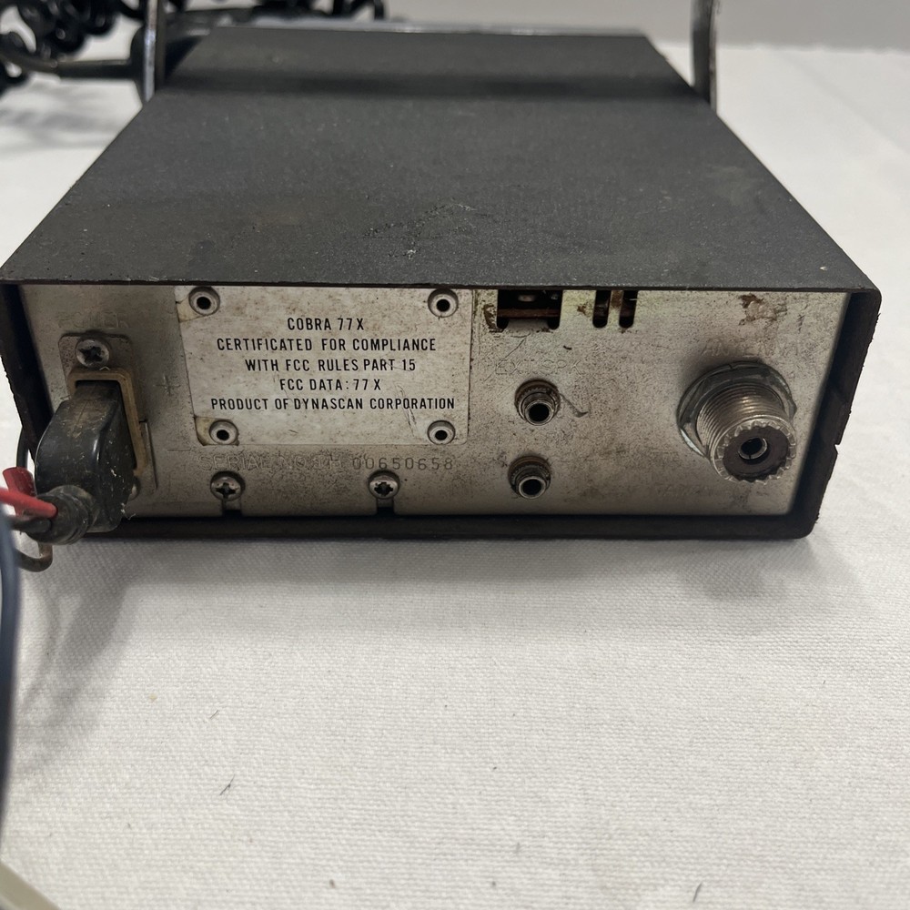 Cobra 77x CB Radio With Microphone Untested