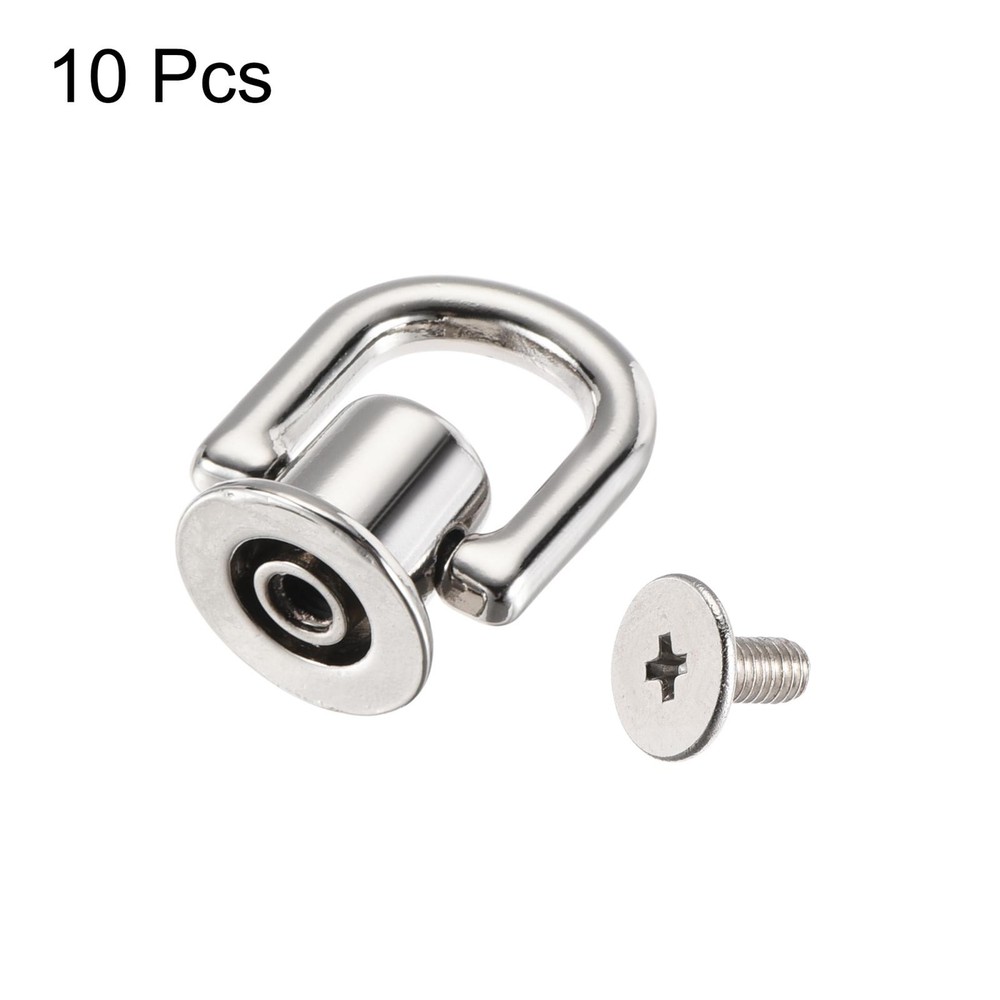 12x10mm Ball Head Button Studs with D for DIY Silver 10pcs