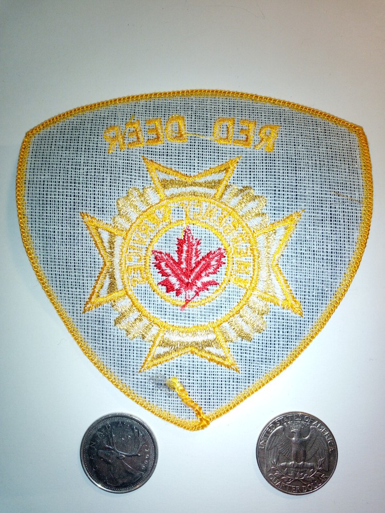 Red Deer Emergency Services Patch Badge Crest