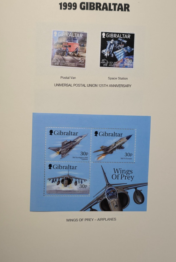 Joystamp: Gibraltar Mint Stamps Collection Lot Year 1999 to 2020