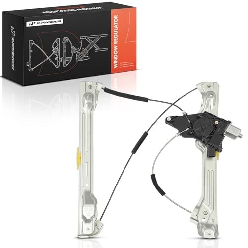 Power Window Regulator with Motor Front Driver Side Compatible with Cadillac