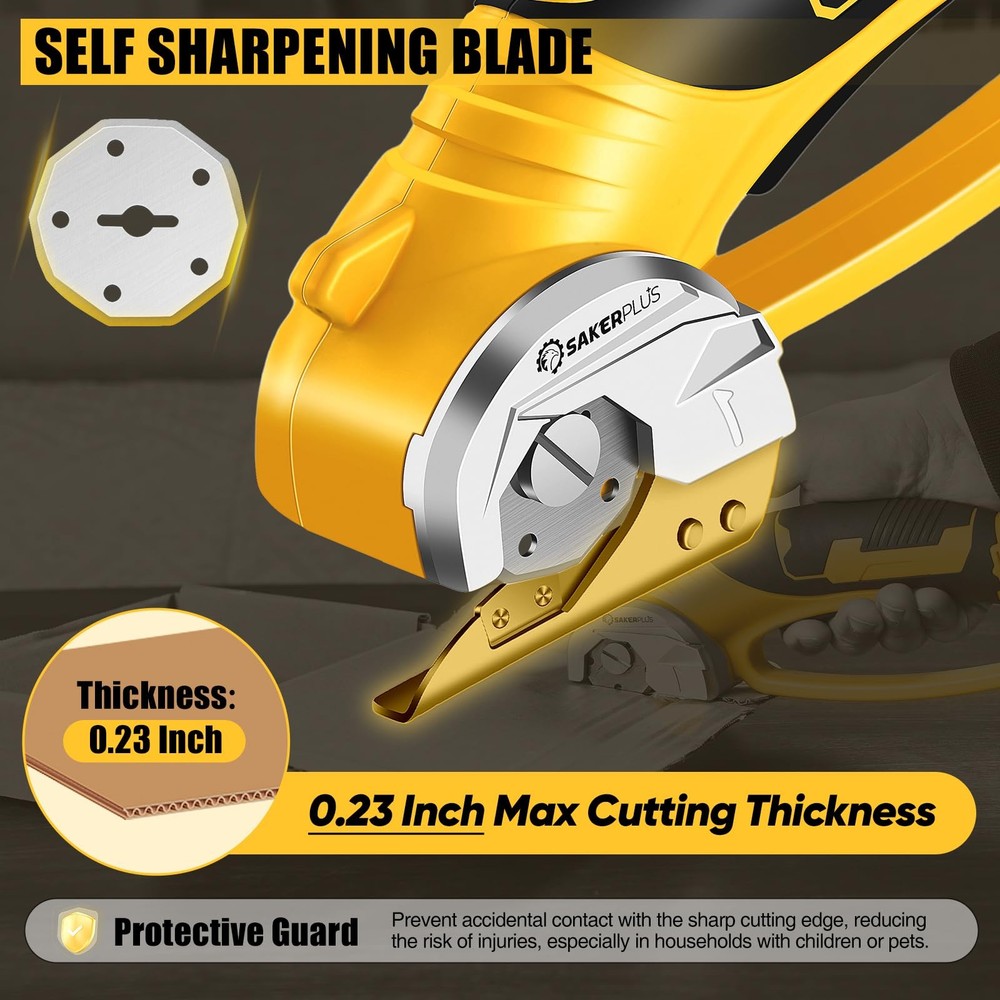Replacement Rotary Blades 4PCS, Compatible with SakerPlus Cordless 4 PCS