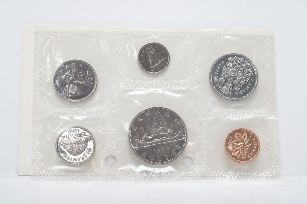 1969 Canada Mint Sealed 6 Coin Set (otb1106)