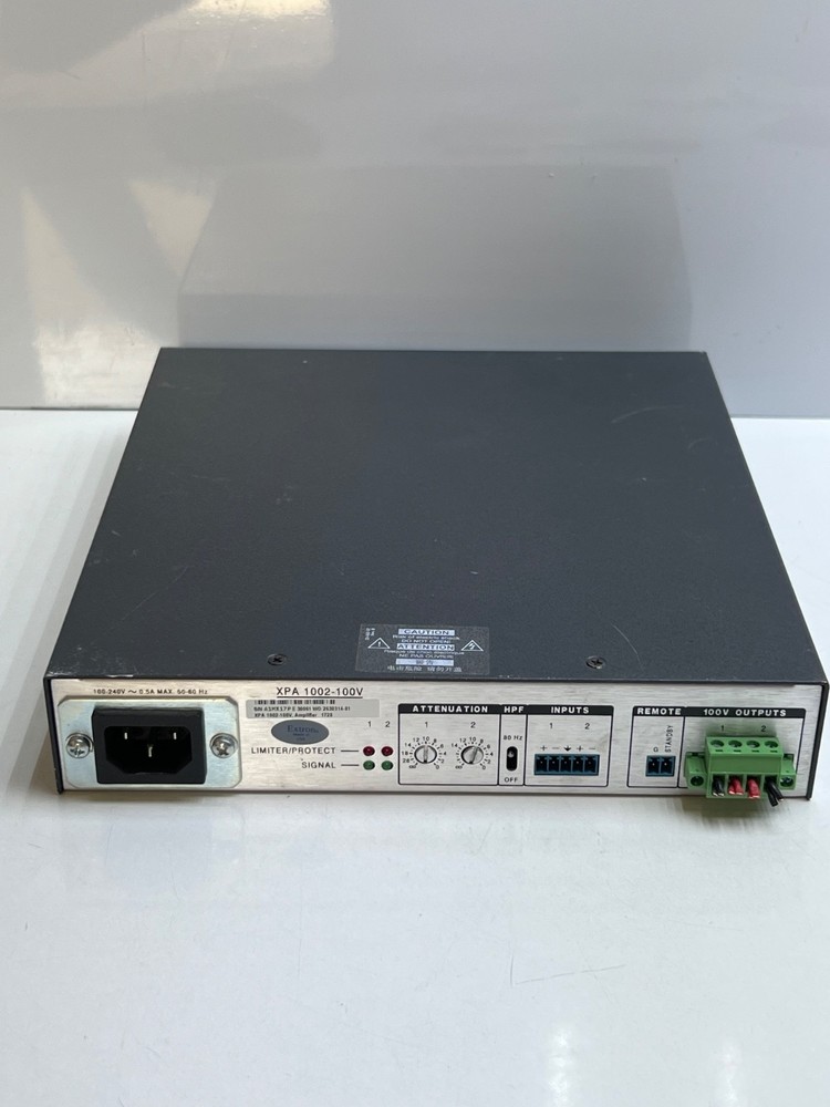 Extron XPA 1002-100V Two Channel Amplifier