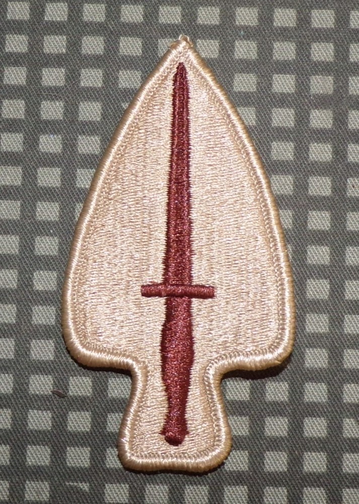 Original US Army Special Operations Command SOCOM Desert Subdued DCU SSI Patch