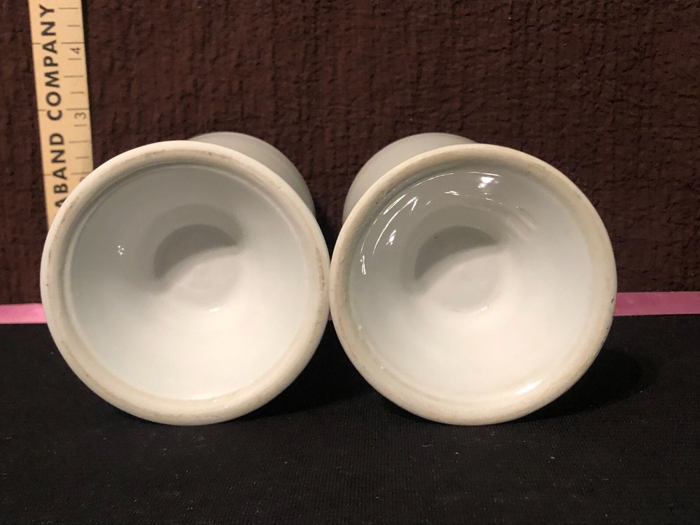 `vntg ceramic/porcelain footed drinking glass cherry tree design bedside