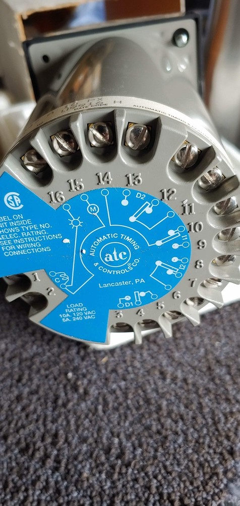 Automatic Timing and Controls 325A 347 A 10 PX Timer 120vac