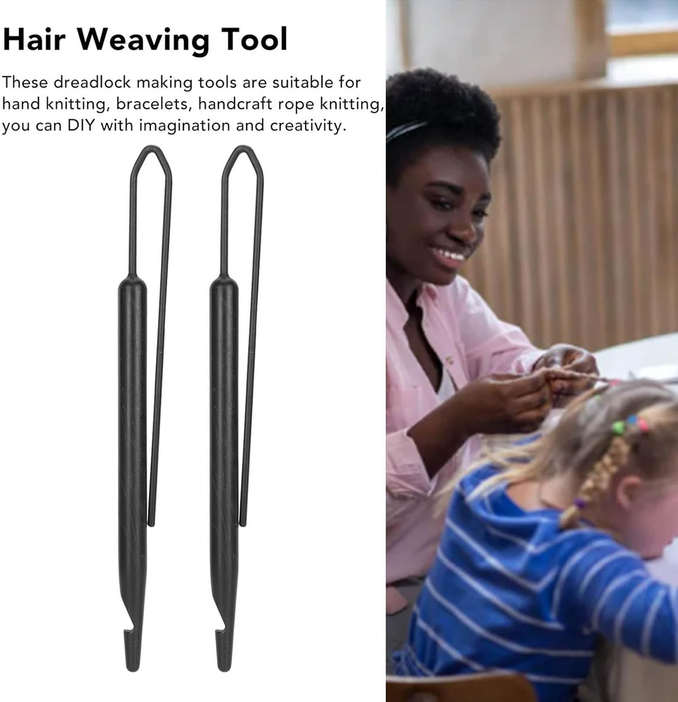 2PCS Dreadlock Crochet Hook, Dual End Dreadlock Interlocking Tool, Sisterlock...