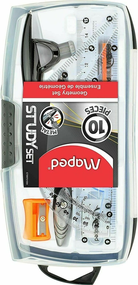 MAPED 10 PIECE GEOMETRY STUDY SET 10 Pcs