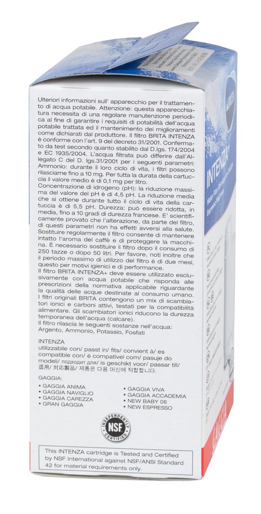 Intenza Water Filter for Espresso Machines- Double Pack