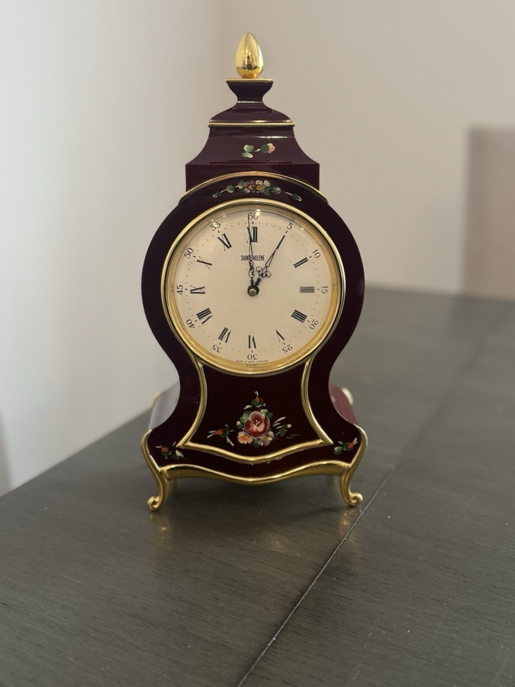 Vintage Sainte Helene mantel clock