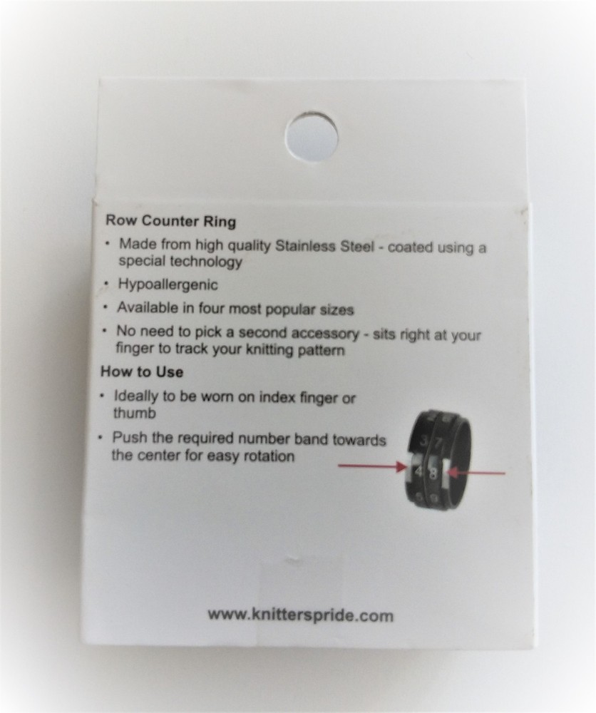 Knitters Pride Black Row Counter Rings